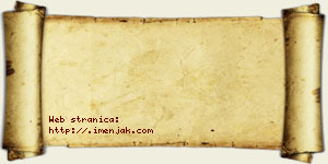 Jovanka Aćimović vizit kartica